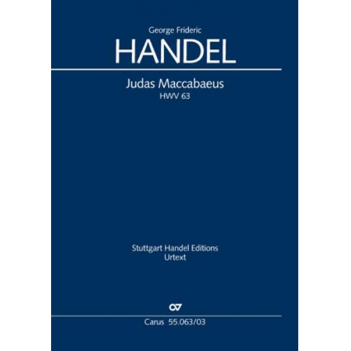 Georg Friedrich Händel - Judas Maccabaeus (Klavierauszug)