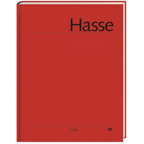 Johann Adolf Hasse - Hasse: Requiem in C und B. Hasse-Werkausgabe