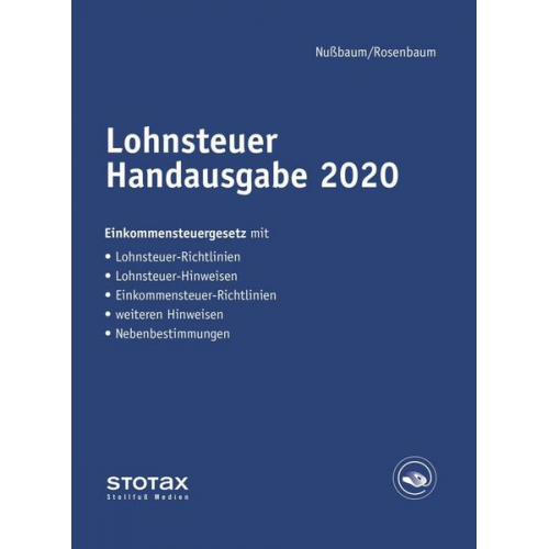 Sabine Nussbaum & Anke Brachmann - Lohnsteuer Handausgabe 2020