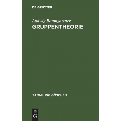 Ludwig Baumgartner - Gruppentheorie