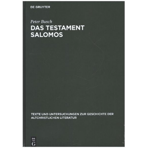 Peter Busch - Das Testament Salomos