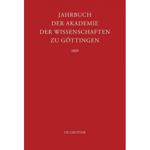 Jahrbuch der Göttinger Akademie der Wissenschaften / 2009