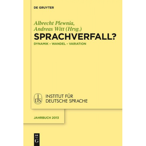 Sprachverfall?