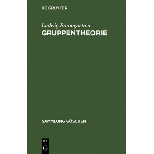 Ludwig Baumgartner - Gruppentheorie