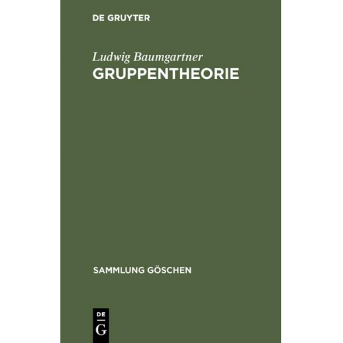 Ludwig Baumgartner - Gruppentheorie