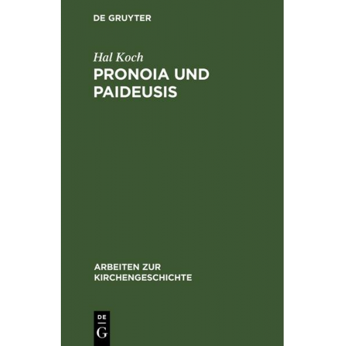 Hal Koch - Pronoia und Paideusis