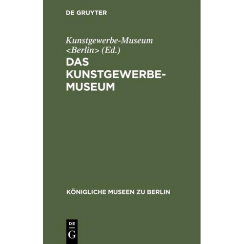 Das Kunstgewerbe-Museum