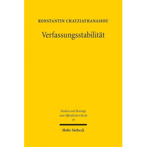 Konstantin Chatziathanasiou - Verfassungsstabilität