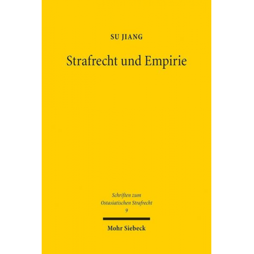 Su Jiang - Strafrecht und Empirie