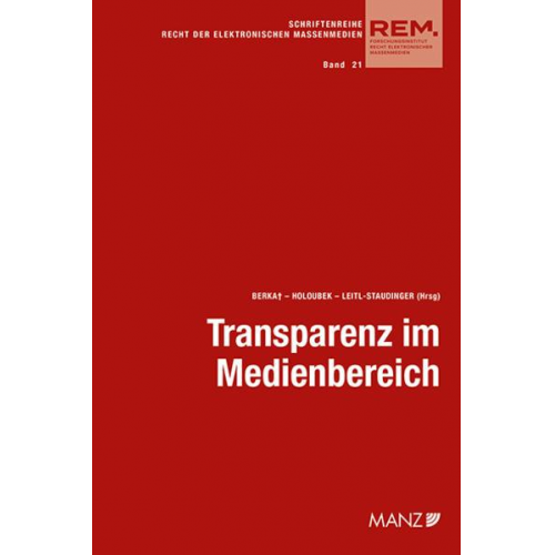 Transparenz im Medienbereich Aktuelle Fragen der Umsetzung