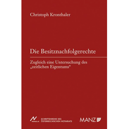 Christoph Kronthaler - Die Besitznachfolgerechte