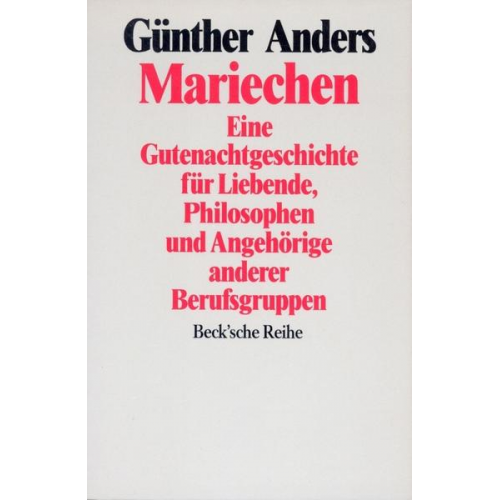 Günther Anders - Mariechen