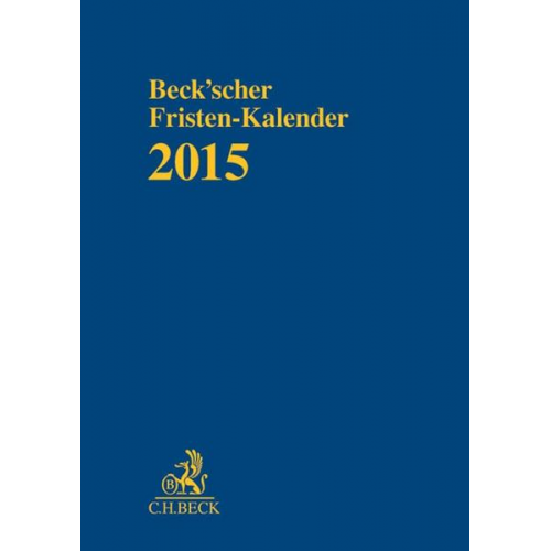 Beck'scher Fristen-Kalender 2015