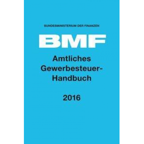 Amtliches Gewerbesteuer-Handbuch 2016