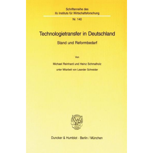 Michael Reinhard & Heinz Schmalholz - Technologietransfer in Deutschland.