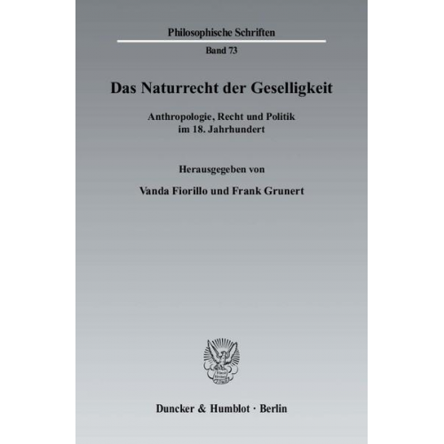 Vanda Fiorillo & Frank Grunert - Das Naturrecht der Geselligkeit.