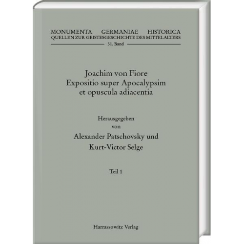 Joachim von Fiore, Expositio super Apocalypsim et opuscula adiacentia. Teil 1: Expositio super Bilibris tritici etc. (Apoc. 6, 6)