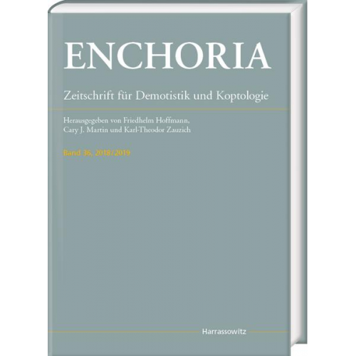 Enchoria 36 (2018/2019)