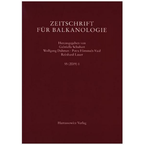 Zeitschrift für Balkanologie 55 (2019) 1