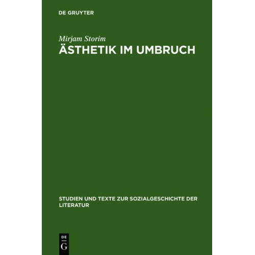 Mirjam Storim - Ästhetik im Umbruch