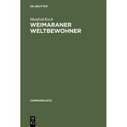 Manfred Koch - Weimaraner Weltbewohner