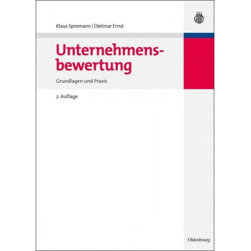 Klaus Spremann & Dietmar Ernst - Unternehmensbewertung