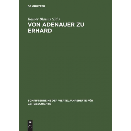 Von Adenauer zu Erhard