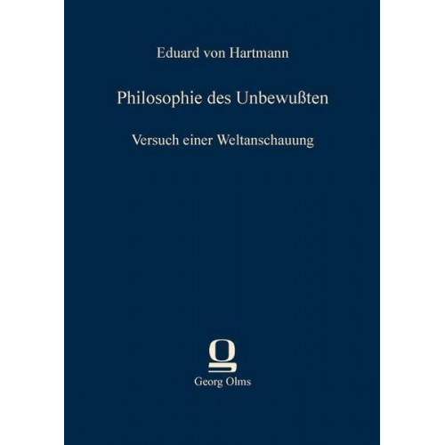 Eduard Hartmann - Philosophie des Unbewußten