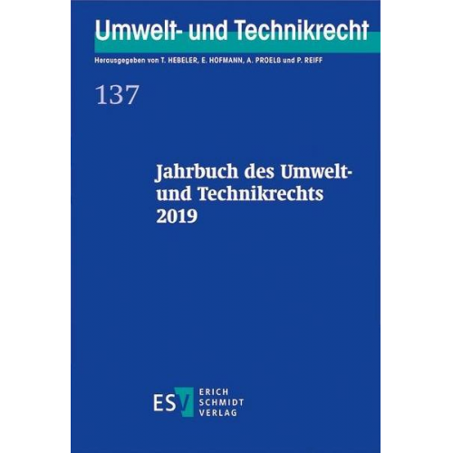 Jahrbuch des Umwelt- und Technikrechts 2019