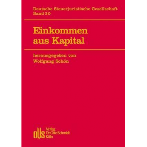 Wolfgang Schön - Einkommen aus Kapital