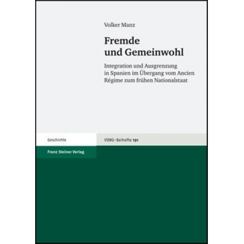 Volker Manz - Fremde und Gemeinwohl