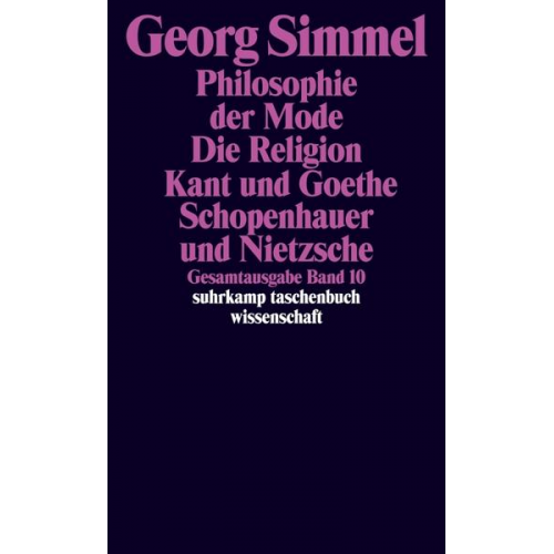 Georg Simmel - Gesamtausgabe in 24 Bänden