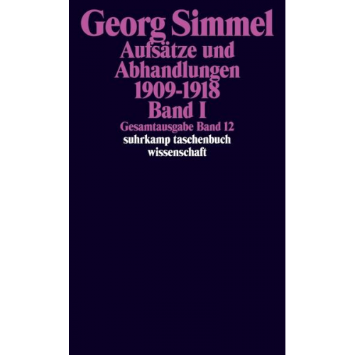 Georg Simmel - Gesamtausgabe in 24 Bänden