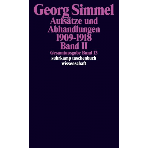 Georg Simmel - Gesamtausgabe in 24 Bänden