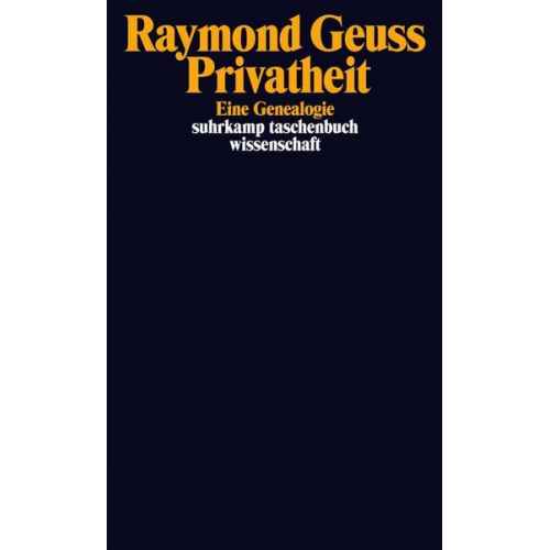 Raymond Geuss - Privatheit