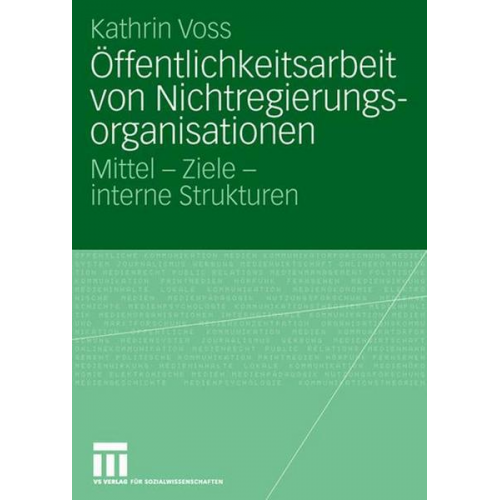 Kathrin Voss - Öffentlichkeitsarbeit von Nichtregierungsorganisationen