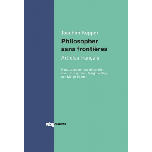 Joachim Kopper - Philosopher sans frontières - Articles français