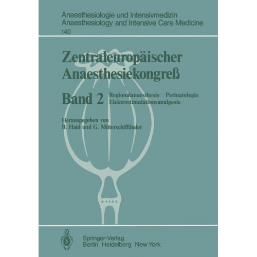 Zentraleuropäischer Anaesthesiekongreß