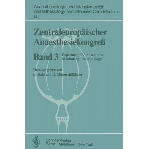 Zentraleuropäischer Anaesthesiekongreß