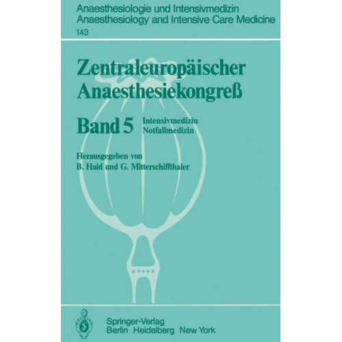 Zentraleuropäischer Anaesthesiekongreß