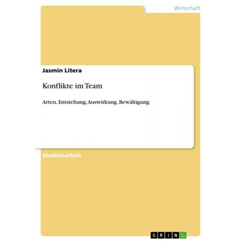 Jasmin Litera - Konflikte im Team