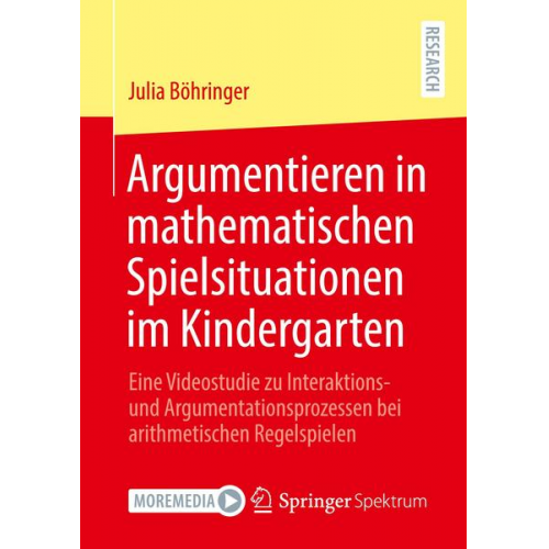 Julia Böhringer - Argumentieren in mathematischen Spielsituationen im Kindergarten