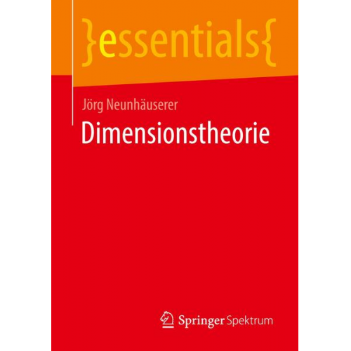 Jörg Neunhäuserer - Dimensionstheorie