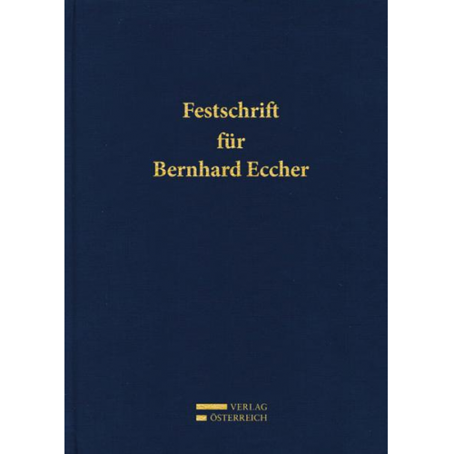 Festschrift für Bernhard Eccher