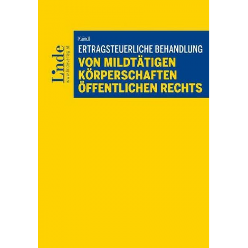 Elisabeth Kaindl - Ertragsteuerliche Behandlung von mildtätigen Körperschaften öffentlichen Rechts