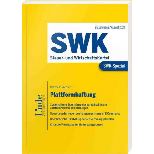 Stefan Hammerl & Lily Zechner - SWK-Spezial Plattformhaftung