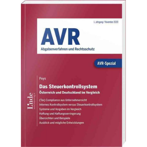 Katharina Poys - AVR-Spezial Das Steuerkontrollsystem