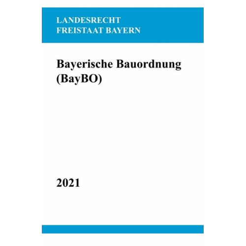 Ronny Studier - Bayerische Bauordnung (BayBO)