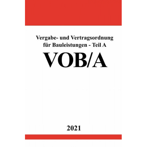 Ronny Studier - Vergabe- und Vertragsordnung für Bauleistungen - Teil A (VOB/A)