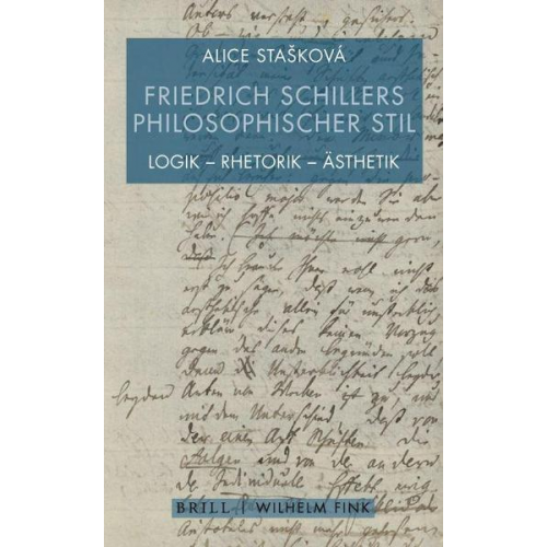 Alice Stašková - Friedrich Schillers philosophischer Stil